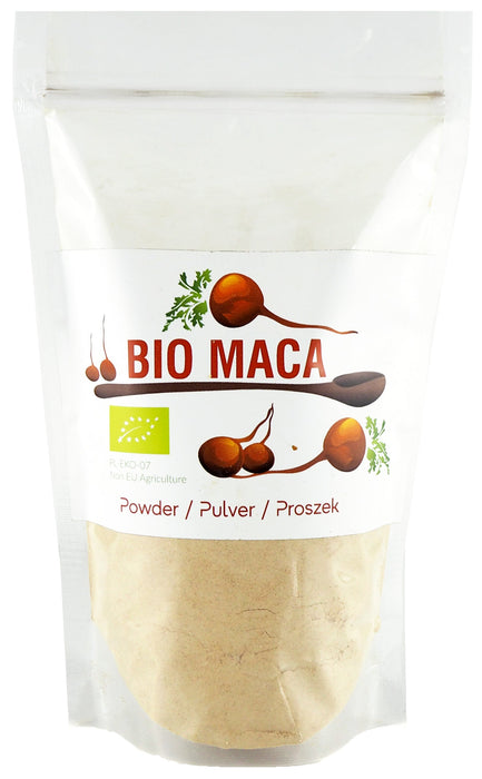 Poudre de Maca bio, directement du Pérou pour une alimentation saine et énergisante.